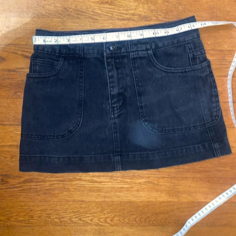 Jean mini skirt black - Picture 2 of 5